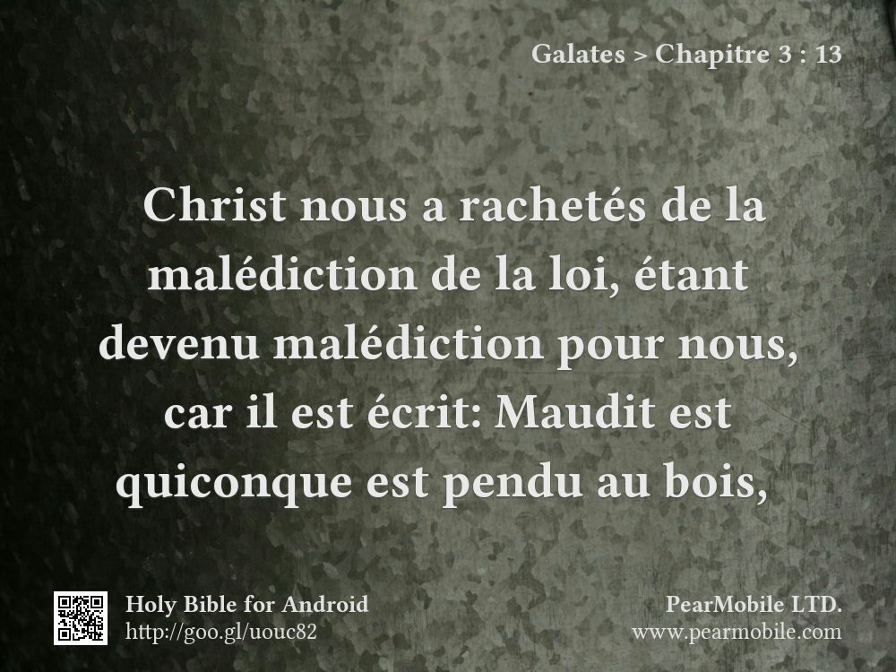 Galates, Chapitre 3:13